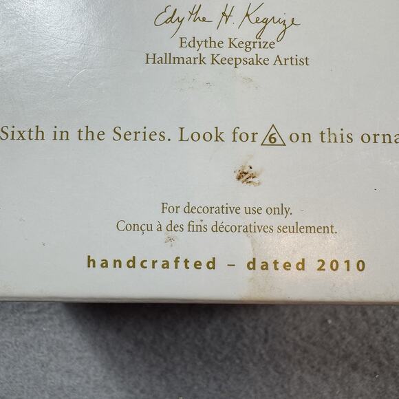 Hallmark 2010 Eastern Bluebird Beauty of Birds Series #6 Ornament KOC Retired - Picture 9 of 13